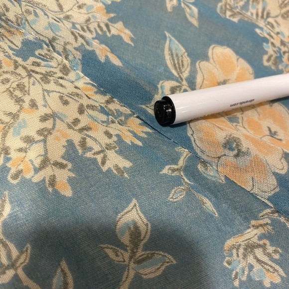 Vtg 70s Gunne Sax By Jessica Floral Voile Dress XS S Lace Boho Bell Sleeve - Picture 13 of 14